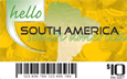 Hello South America Phonecard