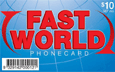 Fast World Phonecard
