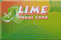 Lime Phonecard