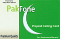 Pakfone Phonecard